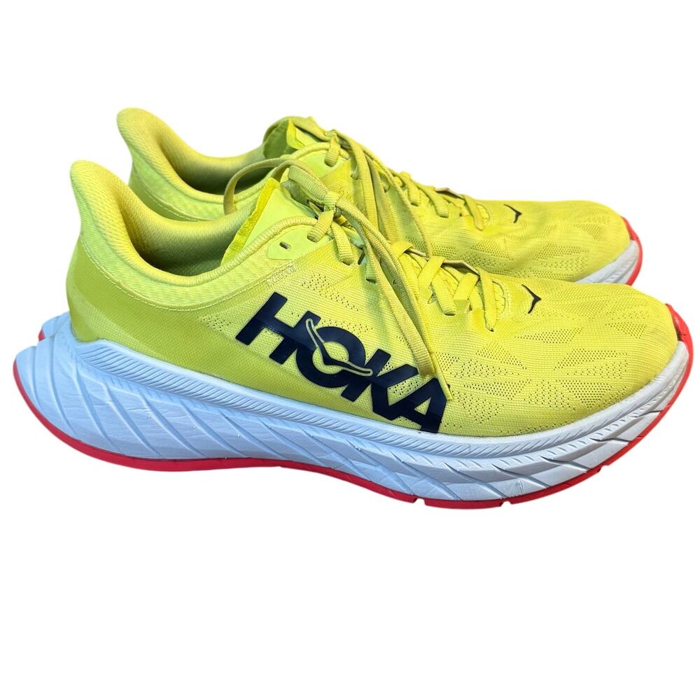 Hoka Carbon X 2 Running Shoes Carbon Plate Evening Primrose/Fiesta Women’s 9.5B